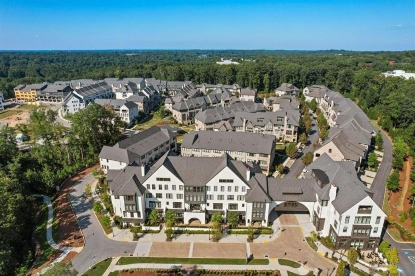 Aria Sandy Springs aerial view