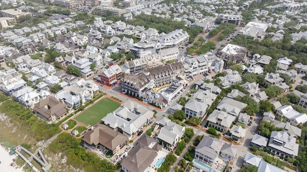 Rosemary Beach Aerial View