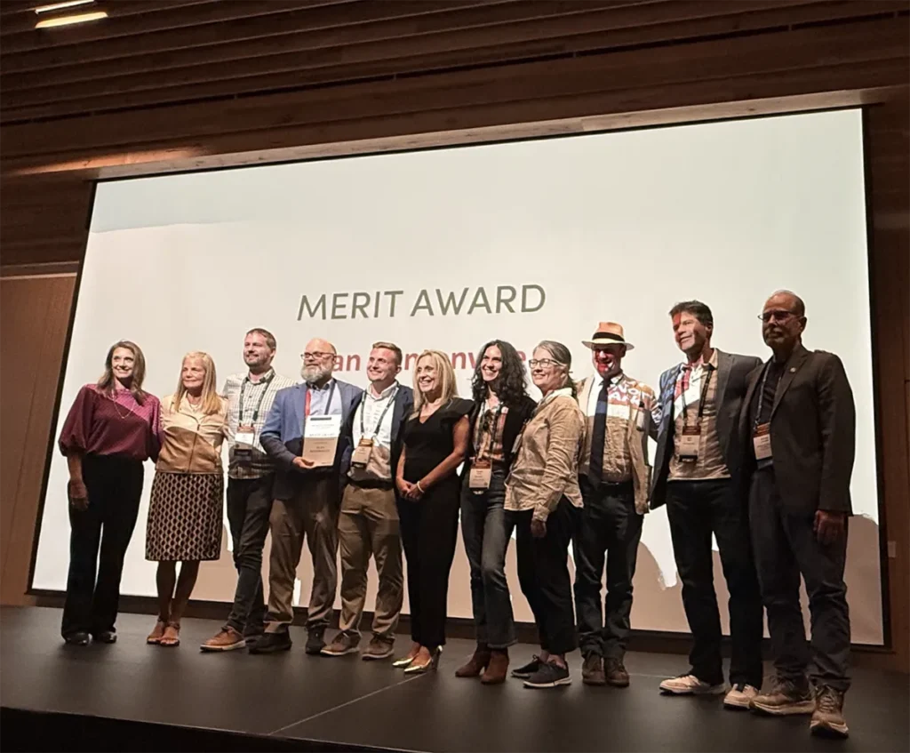 DPZ Portland team receiving merit award